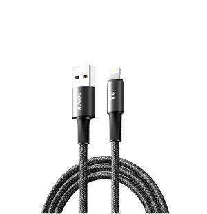 Кабель REMAX WindSpeed Series Fast charging aluminum alloy braided data cable CB25 (A-L) 3A - Black 1.2M