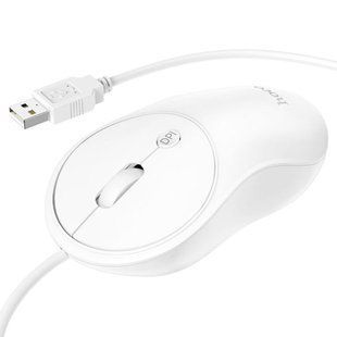 Мышь HOCO GM13 Esteem business wired mouse White