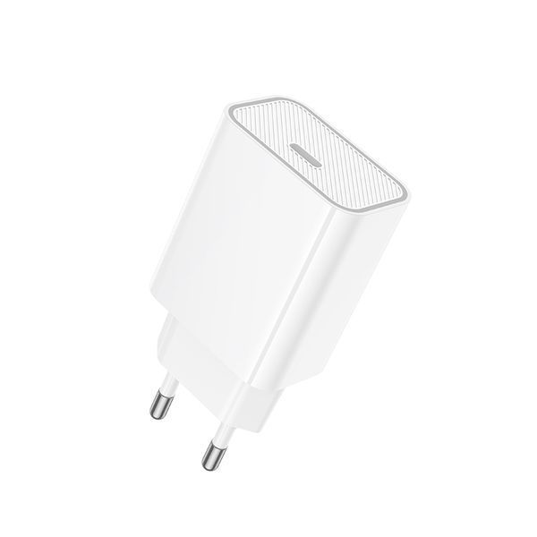 Сетевое зарядное устройство HOCO C143A Benefit single port PD20W charger White