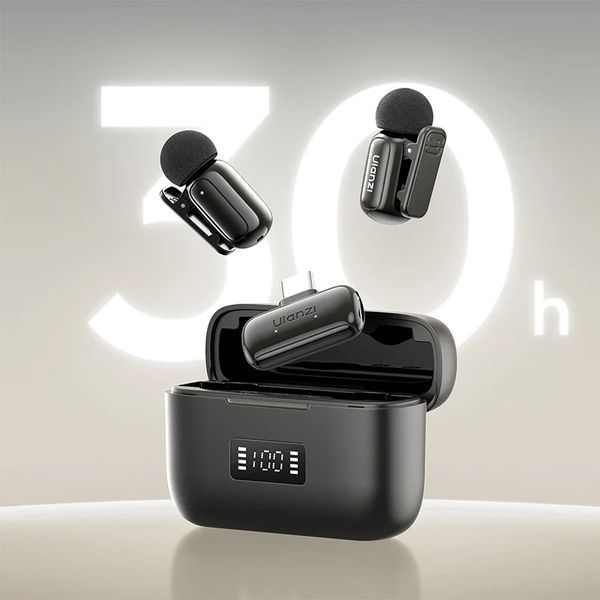 Беспроводная микрофонная система Ulanzi A200 Mini Mic dual-mic (Type-C) Black