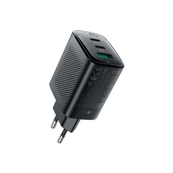 Сетевое зарядное устройство для ACEFAST A108 PD67W GaN (2*USB-C+USB-A) charger Black