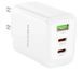 Мережевий зарядний пристрій BOROFONE BN32 Cargador PD65W (2C1A) charger (EU) White