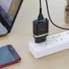 Сетевое зарядное устройство с кабелем HOCO C12Q Smart QC3.0 charger set(Micro) 18W Black