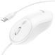 Миша HOCO GM13 Esteem business wired mouse White