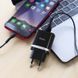 Сетевое зарядное устройство с кабелем HOCO C12Q Smart QC3.0 charger set(Micro) 18W Black