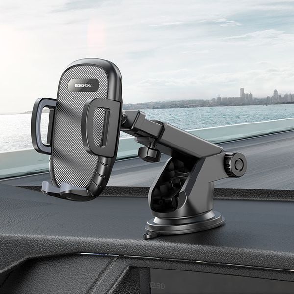 Автодержатель для телефона BOROFONE BH53 Windy center console car holder Black Grey