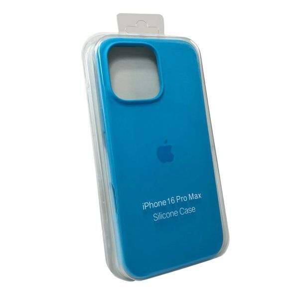 Чехол для смартфона Silicone Full Case AA Open Cam для iPhone 16 Pro Max 38,Surf Blue