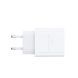 Сетевое зарядное устройство с кабелем WIWU 2.4A Essen GaN Fast Charger Combo с A-M cable Wi-G023 A-M EU White