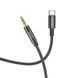 Аудиокабель HOCO UPA19 Type-C для 3.5mm male, nylon braid, 1m, Black