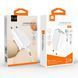 Сетевое зарядное устройство с кабелем WUW-T82 Single USB home charger set micro