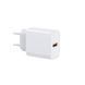 Сетевое зарядное устройство с кабелем WIWU 2.4A Essen GaN Fast Charger Combo с A-M cable Wi-G023 A-M EU White
