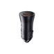 Автомобільний зарядний пристрій Baseus Golden Contactor Max Dual Fast Charger Car Charger U+C 60W Dark Gray