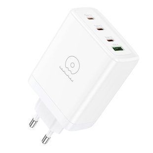Мережевий зарядний пристрій WUW-C158 1USB 3Type-C + USB A PD100W white