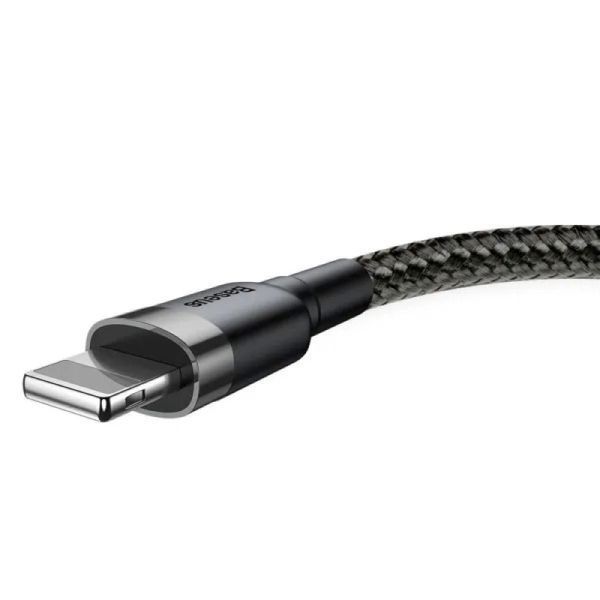 Кабель Baseus Cafule Cable USB For Lightning 1.5A 2m Gray+Black