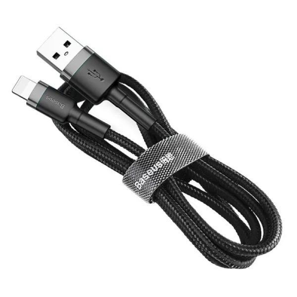 Кабель Baseus Cafule Cable USB For Lightning 1.5A 2m Gray+Black