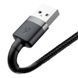 Кабель Baseus Cafule Cable USB For Lightning 1.5A 2m Gray+Black