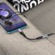 Аудиокабель HOCO LS33 Type-C to 3.5 female, nylon braid, 0,12m, Metal Gray