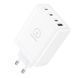 Мережевий зарядний пристрій WUW-C158 1USB 3Type-C + USB A PD100W white