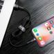 Кабель Baseus Cafule Cable USB For Lightning 1.5A 2m Gray+Black
