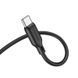 Аудиокабель BOROFONE BL18 Type-C для 3.5mm male, silicone, 1m, Black