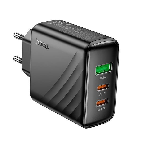 Сетевое зарядное устройство HOCO CS26A Article PD45W(2C1A) charger Black