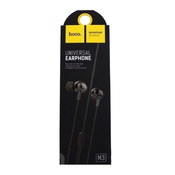 Навушники дротові HOCO M3 (3.5mm) Black