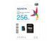 Карта памяти microSDXC (UHS-1) A-DATA Premier 256Gb Class 10 А1 (R-100Mb/s) (adapter SD)