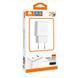 Мережевий зарядний пристрій WUW-C189 PD 20W Charger USB C + USB C white