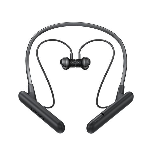Беспроводные спортивные наушники ACEFAST N8 neck hanging wireless earphones Black