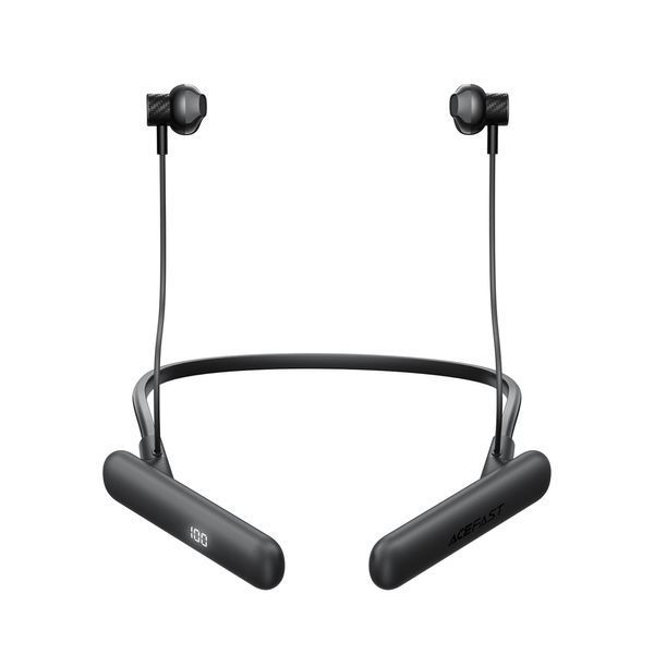 Беспроводные спортивные наушники ACEFAST N8 neck hanging wireless earphones Black