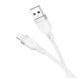 Кабель HOCO X109 Energy silicone charging data cable iP (L=1M) White