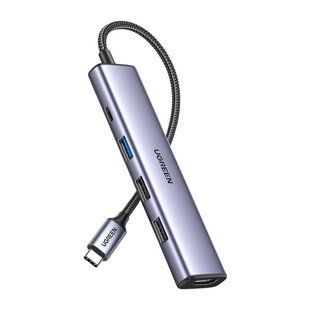 USB-хаб UGREEN CM478 USB-C To HDMI+1xUSB3.0 A+2xUSB2.0 A+PD Power Converter