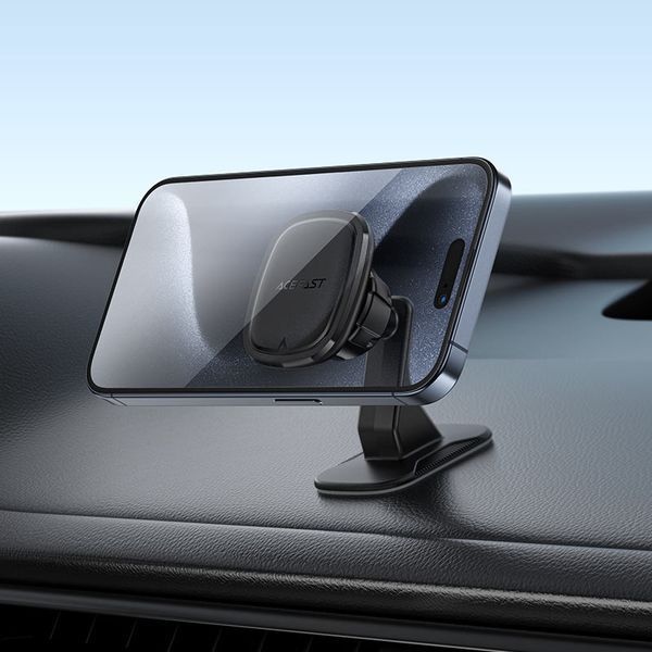 Автотримач для телефона ACEFAST D35 center console magnetic car holder Black