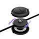 Кабель Baseus Free2Draw Retractable Crystal Fast Charging Data Cable USB to M+L+C 3.5A 1.1m Cluster Black