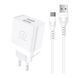 Мережевий зарядний пристрій з кабелем WUW-T92 2USB/2.4A set type-c