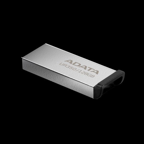 Флеш-накопитель ADATA USB 3.2 UR 350 128Gb Silver/Black