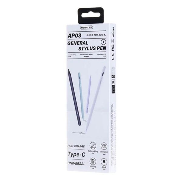 Стилус "REMAX Fast Charging Stylus Pen (Universall) AP03" Black