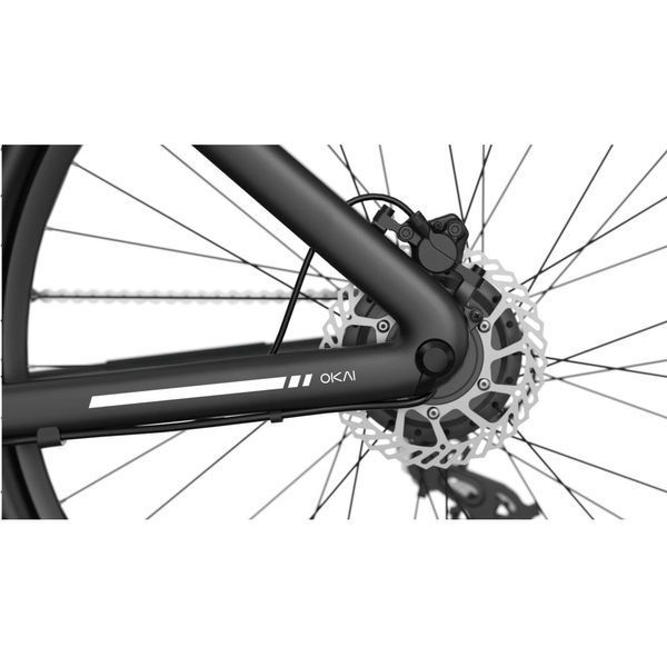 Электровелосипед OKAI EB60 Black 28', 250(500)W, 9,6Ah, 61.2km, 25km\h, NFC, App, 23kg