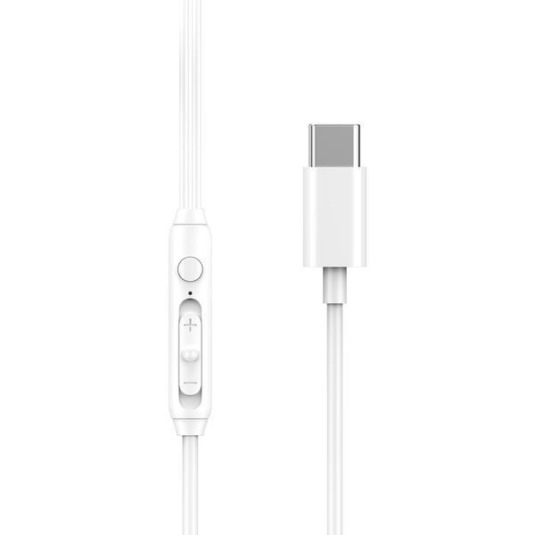 Наушники проводные WIWU EB314 Wired Earphone (Type-C) White