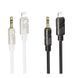 Аудиокабель BOROFONE BL22 iP to 3.5mm male, nylon braid, 1m, Black