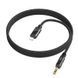 Аудиокабель BOROFONE BL22 iP to 3.5mm male, nylon braid, 1m, Black