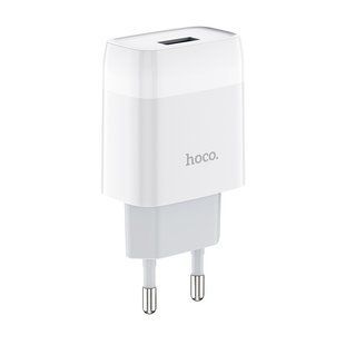 Сетевое зарядное устройство HOCO C72A Glorious single port charger 10.5W White