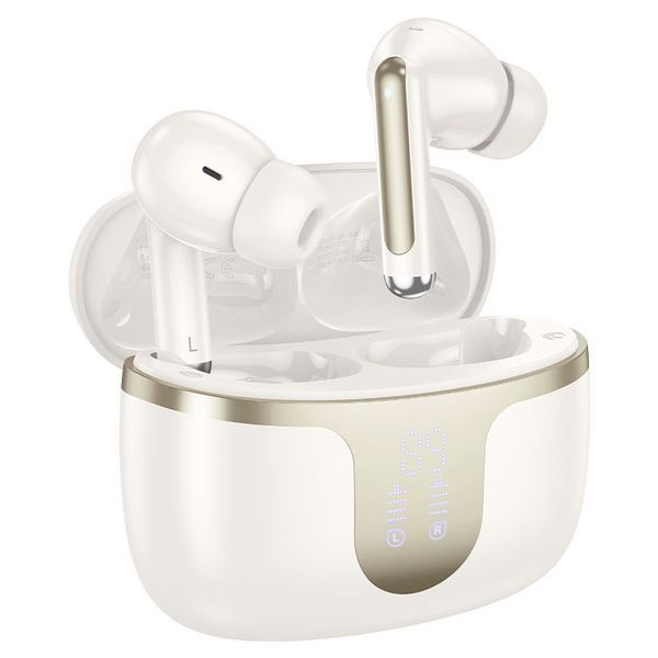 Бездротові навушники HOCO EQ10 Harmony true wireless BT headset Milky White