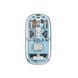 Маніпулятор миша бездротова WIWU Crystal Magnetic Wirless Mouse WM105 (Dual-bluetooth +2.4G three-mode) blue