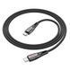 Кабель HOCO U133 Monte 60W charging data cable Type-C to Type-C Black