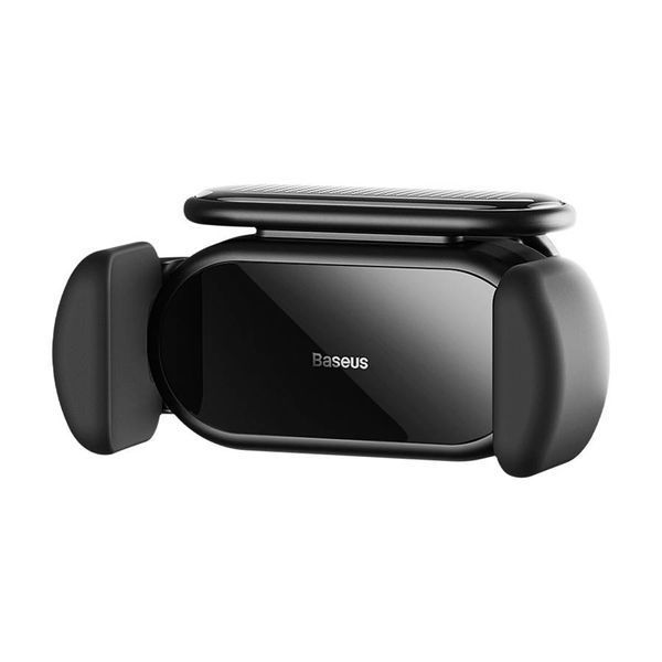 Автодержатель для телефона Baseus Steel Cannon pro Solar Electric Car Mount Black