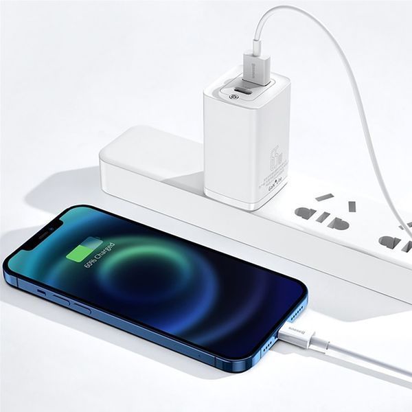 Кабель Baseus Superior Series Fast Charging Data Cable USB to iP 2.4A 2m White