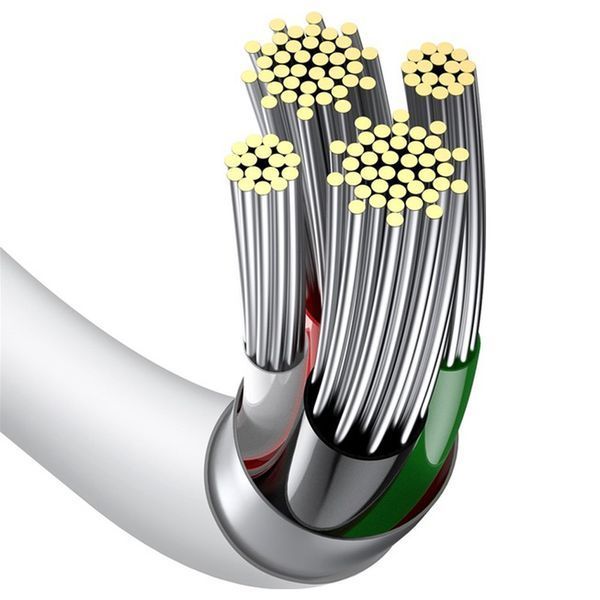 Кабель Baseus Superior Series Fast Charging Data Cable USB to iP 2.4A 2m White