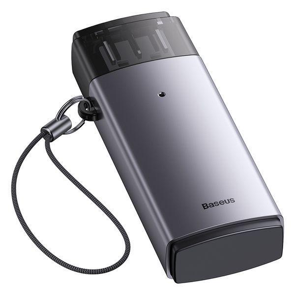 Кардрідер Baseus Lite Series USB-A to SD/TF Card Reader Grey