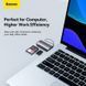 Кардрідер Baseus Lite Series USB-A to SD/TF Card Reader Grey